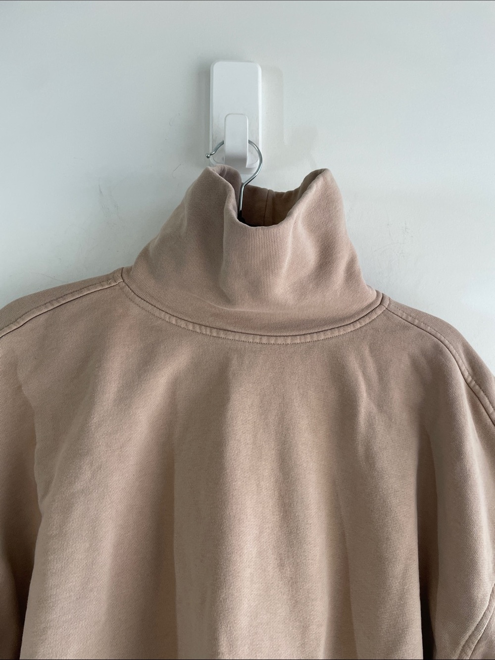 Everlane Organic Cotton Mock Neck Sweatshirt Small Minimalist Quiet Luxury - Picture 9 of 12